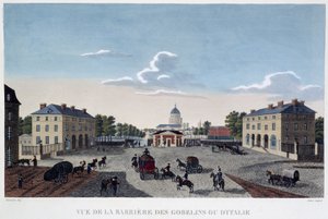 Uitzicht op de Barrière des Gobelins ou d
