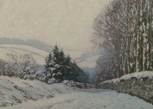 Winterlandschap door Henri Deglume