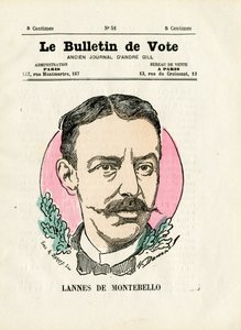 Ballot 2e serie, Satiriek in Kleuren: Lannes de Montebello - Illustratie door Henri Demare