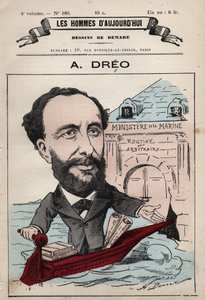 Cartoon van Amaury Dreo 1829-1882 uit 
