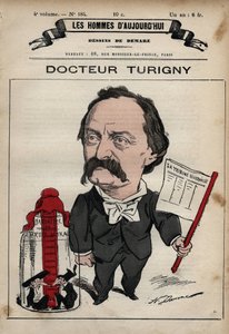 Cartoon van Jean Prosper Turigny 1822-1905 uit 