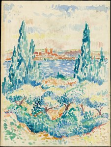 Antibes door Henri Edmond Cross