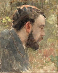 Portret van Seurat door Henri Edmond Cross