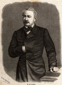 Portret van Ferdinand de Lesseps