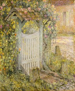 Le Pothuis, Gerberoy door Henri Eugene Augustin Le Sidaner