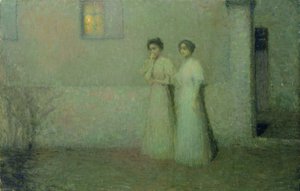 Susse Nacht door Henri Eugene Augustin Le Sidaner