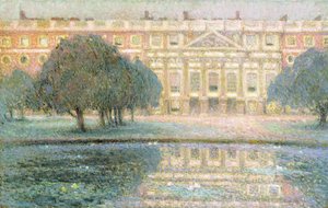 Het paleis, zomerochtend (Hampton Court)