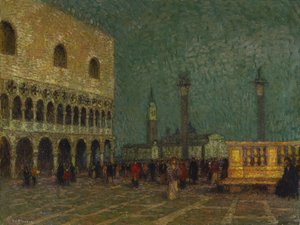 Venetië, het San Marcoplein, c.1914