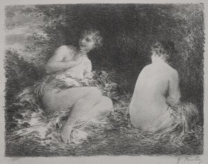 Baden door Henri Fantin-Latour