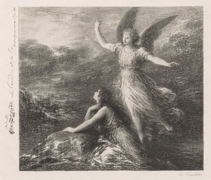 Debuut uit het paradijs en de Peri (tweede plaat) door Henri Fantin-Latour