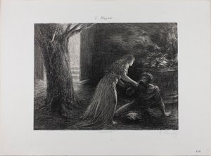 Debuut van de Walkure door Henri Fantin-Latour