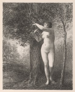 Eva door Henri Fantin-Latour