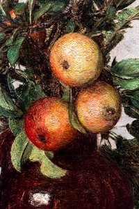 Fruit, detail door Henri Fantin-Latour