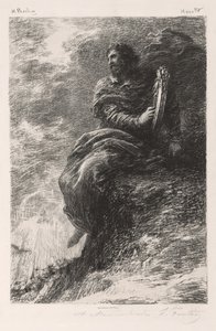 Harolde in de bergen door Henri Fantin-Latour