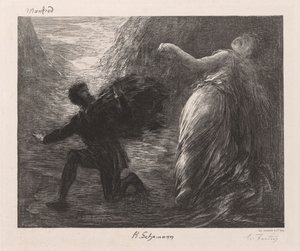 Manfred en Astarté door Henri Fantin-Latour