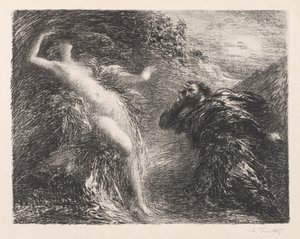 Manfred en Astarté door Henri Fantin-Latour
