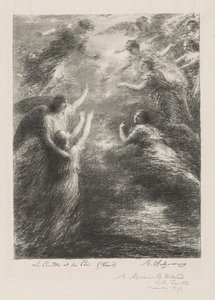 Paradijs en de Peri door Henri Fantin Latour