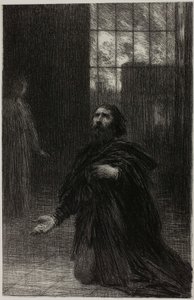 Rienzi, akte V: Het gebed van Rienzi door Henri Fantin-Latour