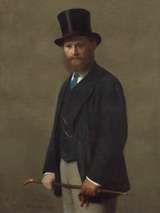 Édouard Manet, 1867 door Ignace Henri Jean Fantin Latour