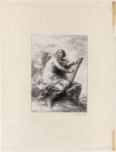 Inspiratie, eerste plaat door Ignace Henri Jean Fantin Latour