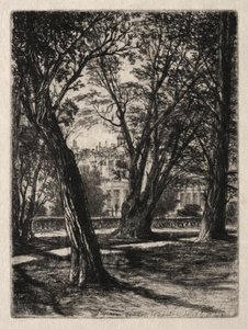 Kensington Tuinen door Ignace Henri Jean Fantin Latour