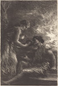 Sieglinde en Siegmund uit Act I van "De Walkure"