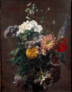 Stilleven: gemengde bloemen, ca. 1850-1900