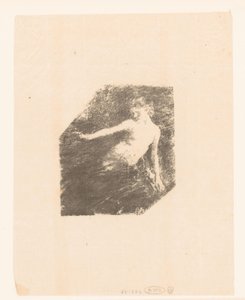Studie van een naakte vrouw door Ignace Henri Jean Fantin Latour