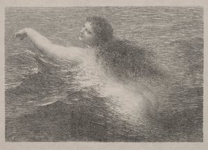 De Watergeest door Ignace Henri Jean Fantin Latour