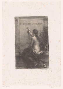 Titelprent voor: Richard Wagner, sa vie et ses œuvres door Ignace Henri Jean Fantin Latour
