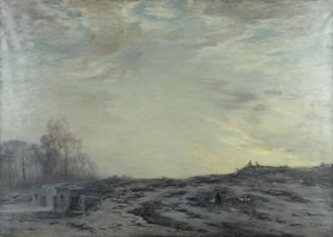 De Voorstad van Parijs in de buurt van de vestingwerken, ca. 1923