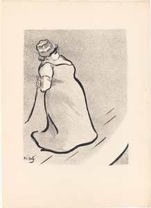 Jeanne Bloch, van Le Café-Concert door Henri Gabriel Ibels
