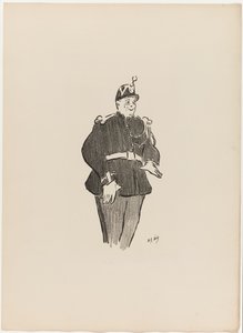 Polin, van Le Café-Concert door Henri Gabriel Ibels