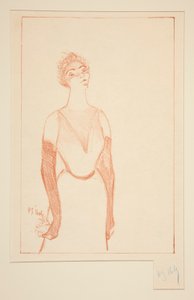 Yvette Guilbert door Henri Gabriel Ibels