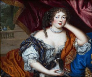 Portret van Louise Renee de Penancoet de Kerouaille, hertogin van Portsmouth door Henri Gascar