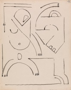 Abstracte figuurcompositie