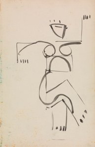 Dansende Figuur door Henri Gaudier Brzeska