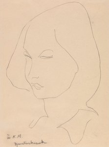 Katherine Mansfield door Henri Gaudier Brzeska