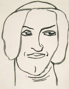 Sophie Lachend door Henri Gaudier Brzeska