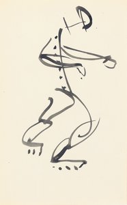 Studie voor "Rode Stenen Danser", 1914 door Henri Gaudier Brzeska