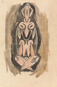 Studie voor een sculpturale kolom