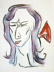 De Gravin van Oxford en Asquith door Henri Gaudier Brzeska
