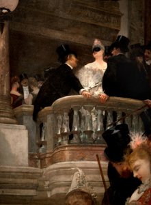 Het Operabal door Henri Gervex