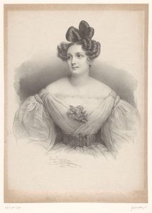 Portret van Madame Nolté door Henri Grevedon
