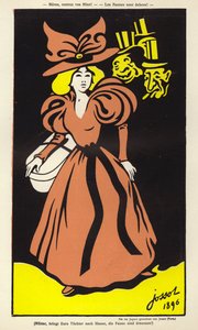 Moeders, breng uw dochters binnen! De faunen zijn buiten! door Henri Gustave Jossot
