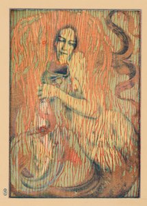 Speelse Zeemeermin door Henri Heran