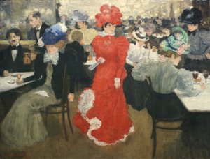 In het Café d
