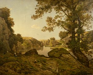 Le Saut de Loup door Henri Joseph Harpignies