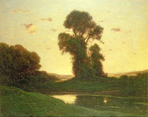 Uitzicht in de Campagna door Henri Joseph Harpignies