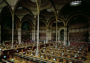 Interieur van de Salle des Imprimes, 1868